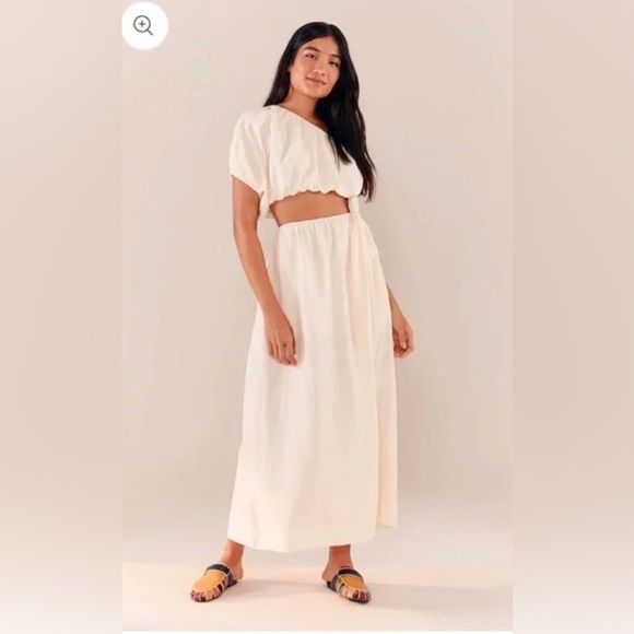 Farm Rio Linen Knot Dress - Picture 6 of 9